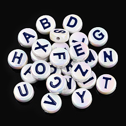 UV Plating Enamel Acrylic Beads&nbsp;PACR-N015-01A