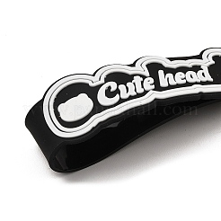Cartoon Acrylic & PVC Small Animal Head Pendant Keychains&nbsp;KEYC-P014-A04