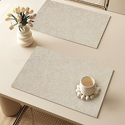 Embossed Flower Pattern PVC Leather Fabric&nbsp;DIY-WH0661-08A