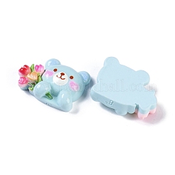 Cartoon Bear Opaque Resin Decoden Cabochons&nbsp;CRES-I031-03