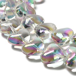 Electroplate Glass Beads Strands&nbsp;X-EGLA-B008-01A-HR01
