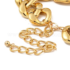 Chunky CCB Plastic Curb/Cable Chain Necklaces for Women&nbsp;LS-NJEW-K261-01B-G-1