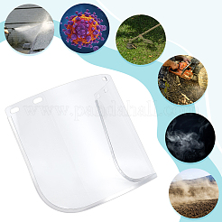 6Pcs PET Helmet Safety Face Guard with Aluminum Edging&nbsp;AJEW-WR0003-16