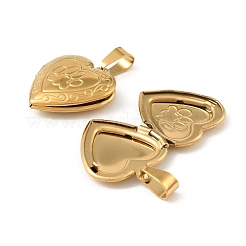 316 Stainless Steel Locket Pendants&nbsp;STAS-K321-24G