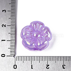 UV Plating Opaque Acrylic Beads&nbsp;OACR-N161-08F