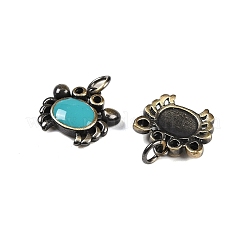 Brass Enamel Pendants&nbsp;KK-A226-01AB-01