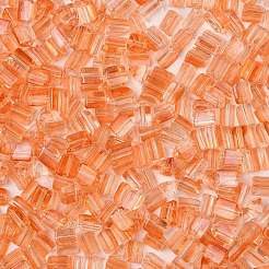 Transparent Spray Painted Glass Seed Beads&nbsp;SEED-L011-10A-08