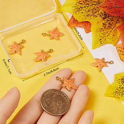 8Pcs 304 Stainless Steel Enamel Pendants&nbsp;STAS-BBC0005-36