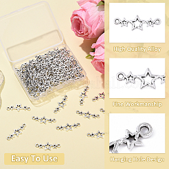 100Pcs Tibetan Style Alloy Connector Charms&nbsp;FIND-YW0008-13