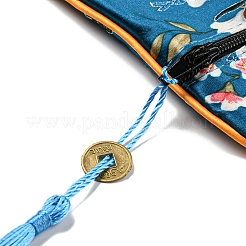 Chinese Style Floral Cloth Jewelry Storage Zipper Pouches&nbsp;AJEW-D063-01E