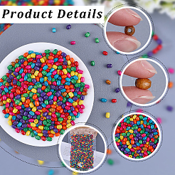 Natural Wood Beads&nbsp;WOOD-GF0002-14A