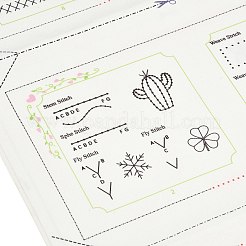 DIY Embroidery Stitch Book Kit for Beginners&nbsp;FB-CBA112E-01