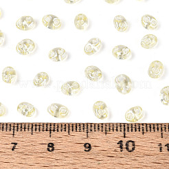 Transparent Colours Luster Glass Seed Beads&nbsp;SEED-N008-09F
