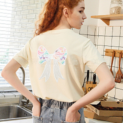 Bowknot Polyester Embroidery Costume Accessories&nbsp;DIY-WH0308-564B
