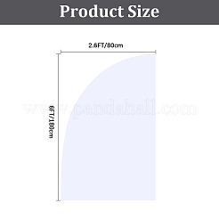 Cloth D-shaped Arch Backdrop Cover for Birthday Party Wedding Baby Shower Decorations&nbsp;DIY-WH20079-043A