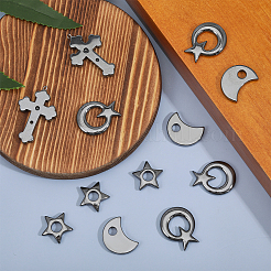 16Pcs 4 Styles Synthetic Non-magnetic Hematite Pendants&nbsp;G-CA0001-77