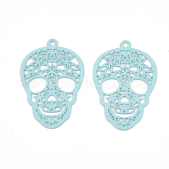 430 Stainless Steel Filigree Pendants&nbsp;X-STAS-S108-23C