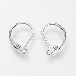 Tarnish Resistant 304 Stainless Steel Leverback Earring Findings&nbsp;X-STAS-S066-13