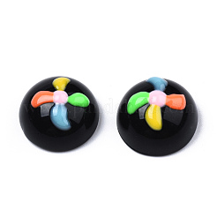 Opaque Resin Enamel Cabochons&nbsp;CRES-N031-010