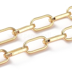 Soldered Brass Paperclip Chains&nbsp;CHC-G005-19G