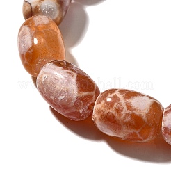 Natural Fire Crackle Agate(Dyed & Heated) Beads Strands&nbsp;G-H091-C03-01