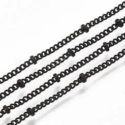 Brass Coated Iron Curb Chain Necklace Making&nbsp;MAK-T006-02A