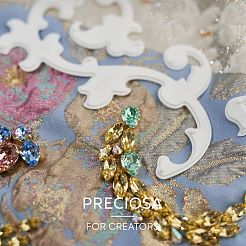 Preciosa&reg MAXIMA Crystal Sew-On Cups&nbsp;Y-PRC-SE10-60010-S