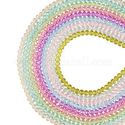 9 Strands 9 Colors Glass Beads Strands&nbsp;EGLA-TADJ0001-04