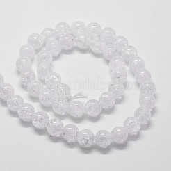 Natural Crackle Quartz Beads Strands&nbsp;X-G-D840-01-10mm