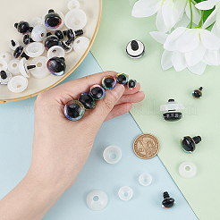 24 Sets 6 Style Plastic Doll Eyes&nbsp;DOLL-PH0001-24