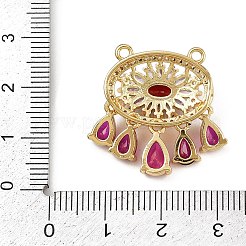 Brass Micro Pave Cubic Zirconia Pendants&nbsp;KK-S526-11G-A