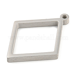 Non-Tarnish 304 Stainless Steel Laser Cut Pendants&nbsp;STAS-U009-03B-P