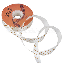 Gold Stamping Polka Dot Polyester Printed Ribbon&nbsp;OCOR-CY0003-70