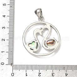 Natural Shell Pendants&nbsp;SSHEL-XCP0001-12