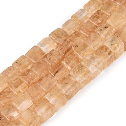 Watermelon Stone Glass Beads Strands&nbsp;G-T139-6x6-06A