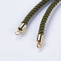 Nylon Twisted Cord Bracelet Making&nbsp;X-MAK-F018-15G-RS
