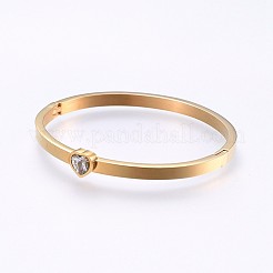 304 Stainless Steel Bangles&nbsp;BJEW-P222-08G