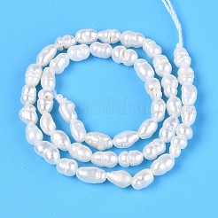 Natural Cultured Freshwater Pearl Beads Strands&nbsp;PEAR-T006-10