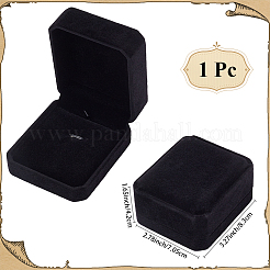 Velvet Jewelry Storage Boxes for Pendant&nbsp;OBOX-WH20001-02B-03