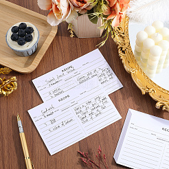 Paper Recipe Card&nbsp;DIY-WH20058-02C