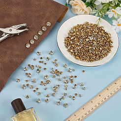 280 Sets 7 Styles Iron & Brass Double Cap Rivets&nbsp;KK-FG0001-19G