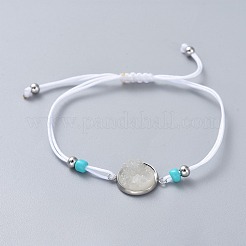 Adjustable Nylon Thread Braided Beads Bracelets&nbsp;BJEW-JB04440