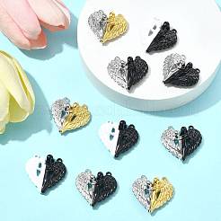 10 Sets Spray Painted Alloy Magnetic Pendants&nbsp;FIND-FS0004-25