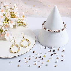 1000Pcs 10 Colors Baking Paint Pearlized Glass Imitation Pearl Round Beads&nbsp;HY-SP0001-01D