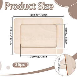 Unfinished Wood Picture Frame Stand&nbsp;AJEW-WH0696-160-1