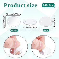 100Pcs Acrylic Sew on Rhineston&nbsp;DIY-GA0002-69A-01