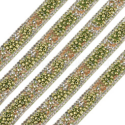 Hotfix Rhinestone Ribbon Trimming&nbsp;DIY-TAC0051-002C-1
