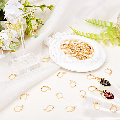 50Pcs Brass Leverback Earring Findings&nbsp;KK-BBC0023-87