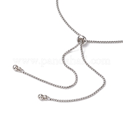 304 Stainless Steel Crystal Stone Cage Pendant Necklaces&nbsp;NJEW-JN04794