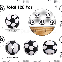 120Pcs Handmade Polymer Clay Beads&nbsp;CLAY-SC0002-64